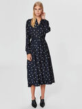 Selected LONG SLEEVED - MIDI DRESS, Dark Sapphire, highres - 16065362_DarkSapphire_654024_005.jpg