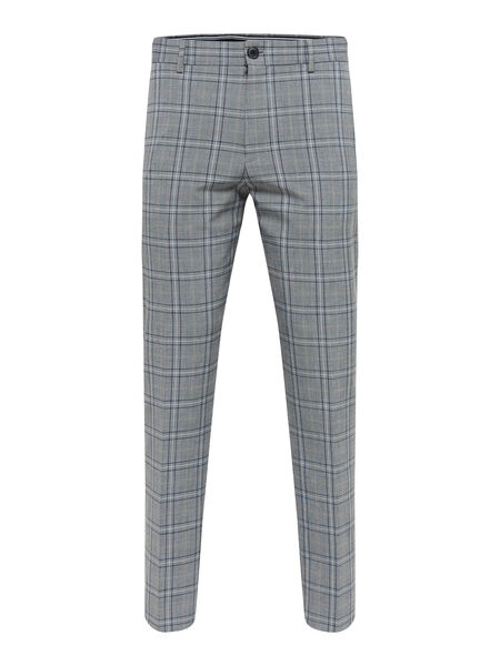 Selected CHECKED TROUSERS, Grey, highres - 16085635_Grey_948822_001.jpg