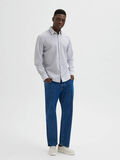 Selected LINEN AND ORGANIC COTTON SLIM FIT SHIRT, White, highres - 16078870_White_839575_005.jpg