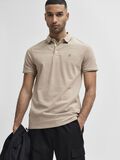 Selected ORGANIC COTTON POLO SHIRT, Dull Gold, highres - 16065598_DullGold_657487_008.jpg