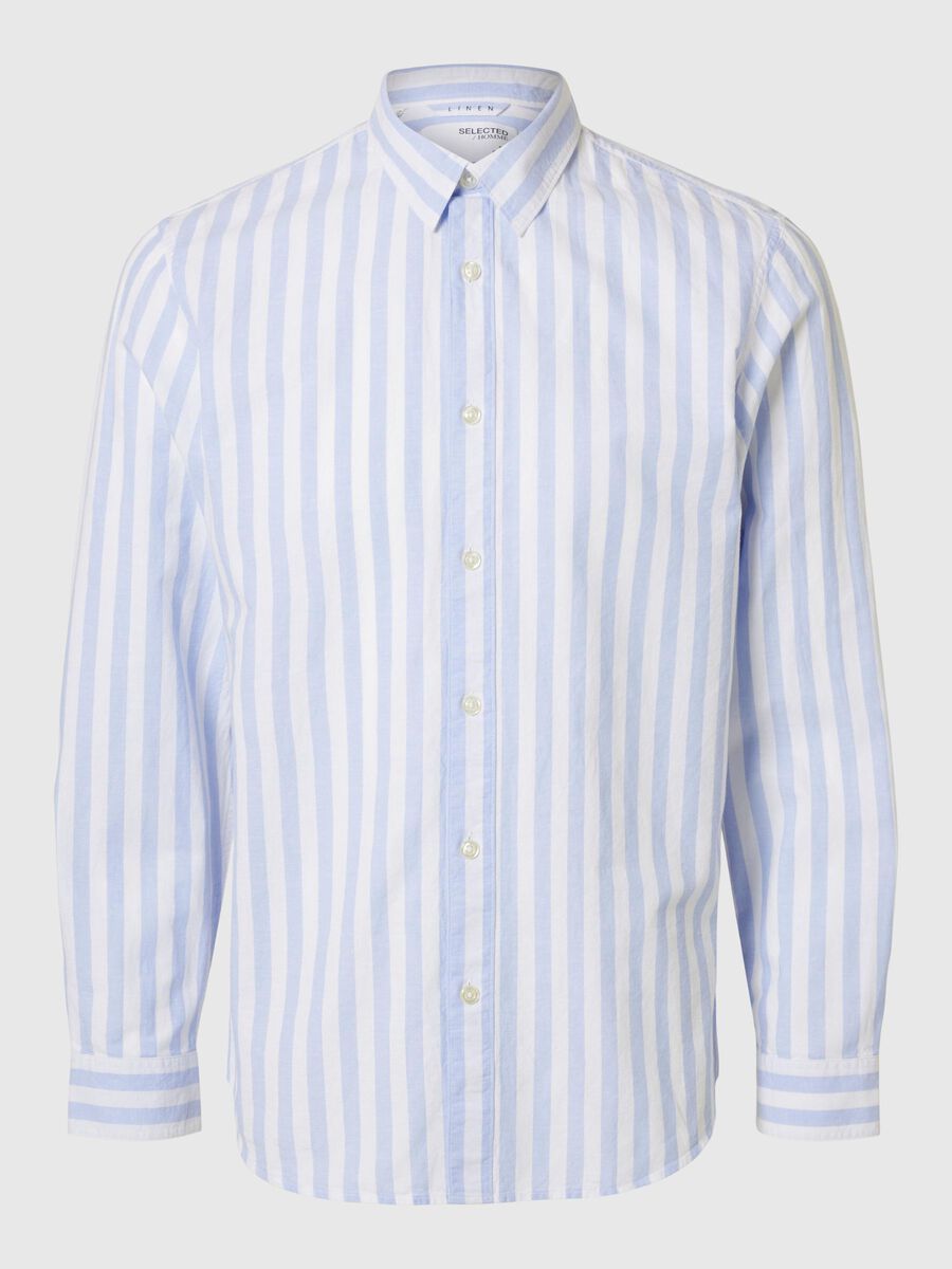 Selected LONG SLEEVED SHIRT, Cashmere Blue, highres - 16078867_CashmereBlue_838972_001.jpg