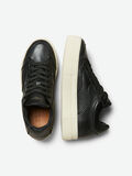 Selected CHUNKY LEATHER - TRAINERS, Black, highres - 16072872_Black_005.jpg