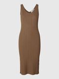 Selected KNITTED MIDI DRESS, Coca Mocha, highres - 16089696_CocaMocha_001.jpg