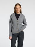Selected VISCOSEMIX GEBREID VEST, Medium Grey Melange, highres - 16096170_MediumGreyMelange_003.jpg