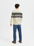 Selected KNITTED WINTER PULL, Cloud Cream, highres - 16086720_CloudCream_968185_004.jpg