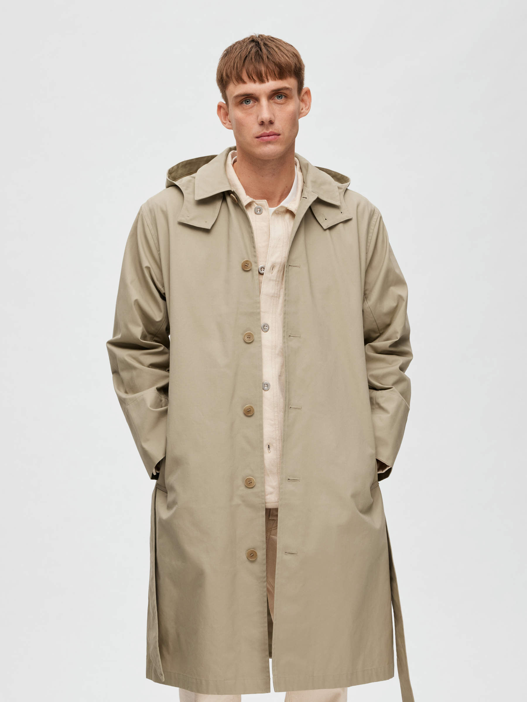 CLASSIC TRENCHCOAT Beige SELECTED HOMME