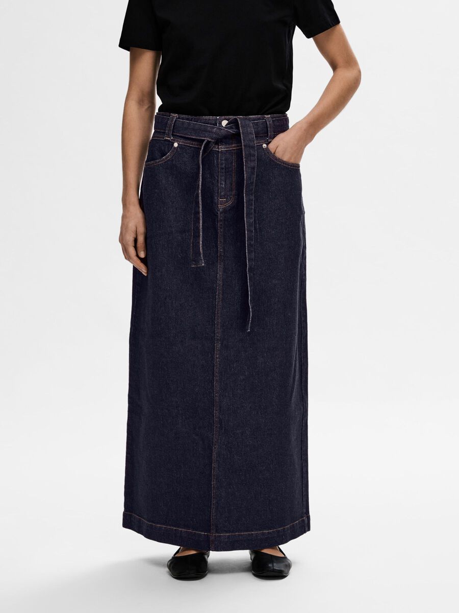 Selected DENIM MAXI SKIRT, Dark Blue Denim, highres - 16095453_DarkBlueDenim_003.jpg