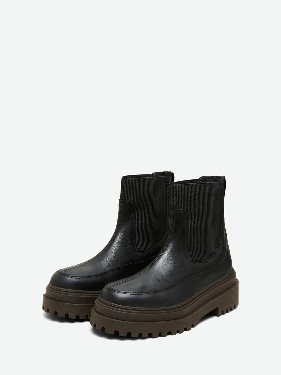 Selected CHUNKY LEATHER BOOTS, Black, highres - 16081302_Black_006.jpg