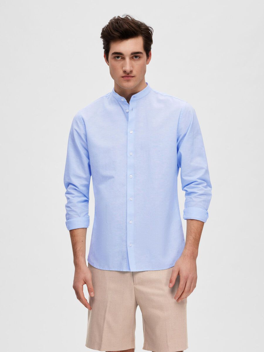 Selected MANCHES LONGUES CHEMISE, Cashmere Blue, highres - 16079058_CashmereBlue_003.jpg