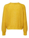 Selected BUTTONED - KNITTED CARDIGAN, Lemon Curry, highres - 16070414_LemonCurry_002.jpg