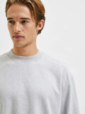 Selected SWEAT-SHIRTS RAS DE COU SWEAT-SHIRT, Grey Melange, highres - 16083414_GreyMelange_006.jpg