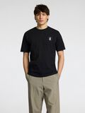 Selected REGULAR FIT PRINTED T-SHIRT, Black, highres - 16099318_Black_1221895_003.jpg