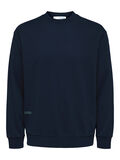 Selected CREWNECK SWEATSHIRT, Navy Blazer, highres - 16083414_NavyBlazer_001.jpg