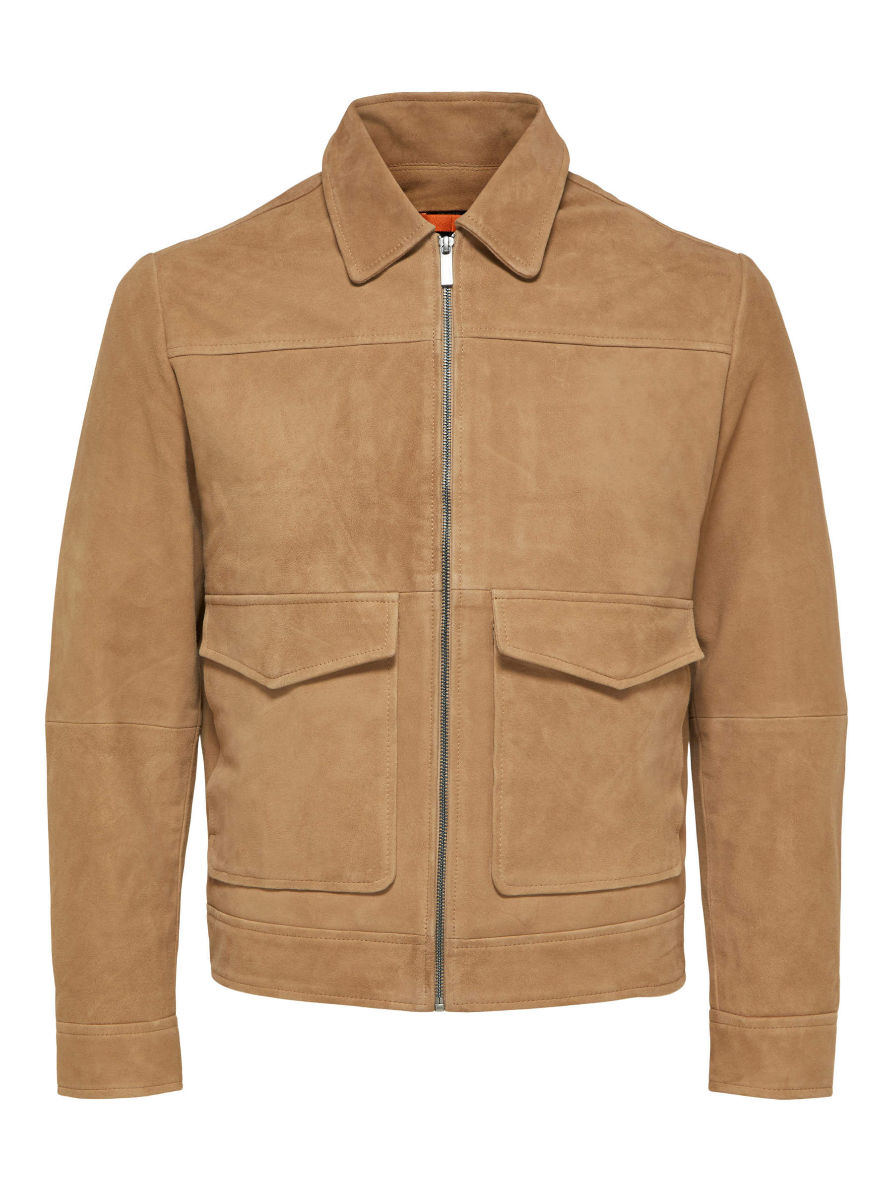 SUEDE JACKET Brown SELECTED HOMME