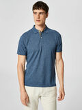 Selected UNICOLOR - POLO, Medium Blue Denim, highres - 16063622_MediumBlueDenim_003.jpg