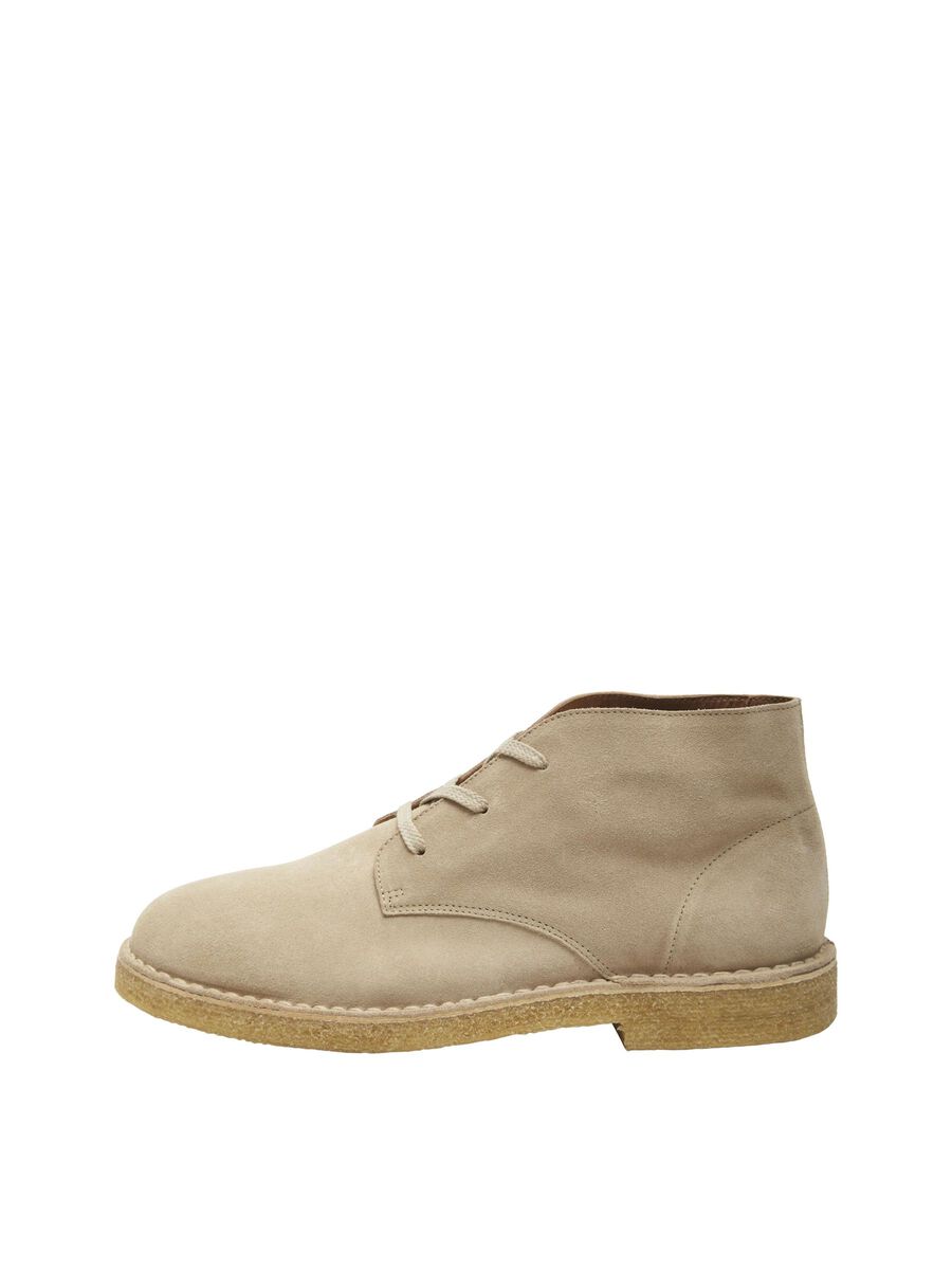 Selected SUEDE CHUKKA BOOTS, Sand, highres - 16095267_Sand_001.jpg