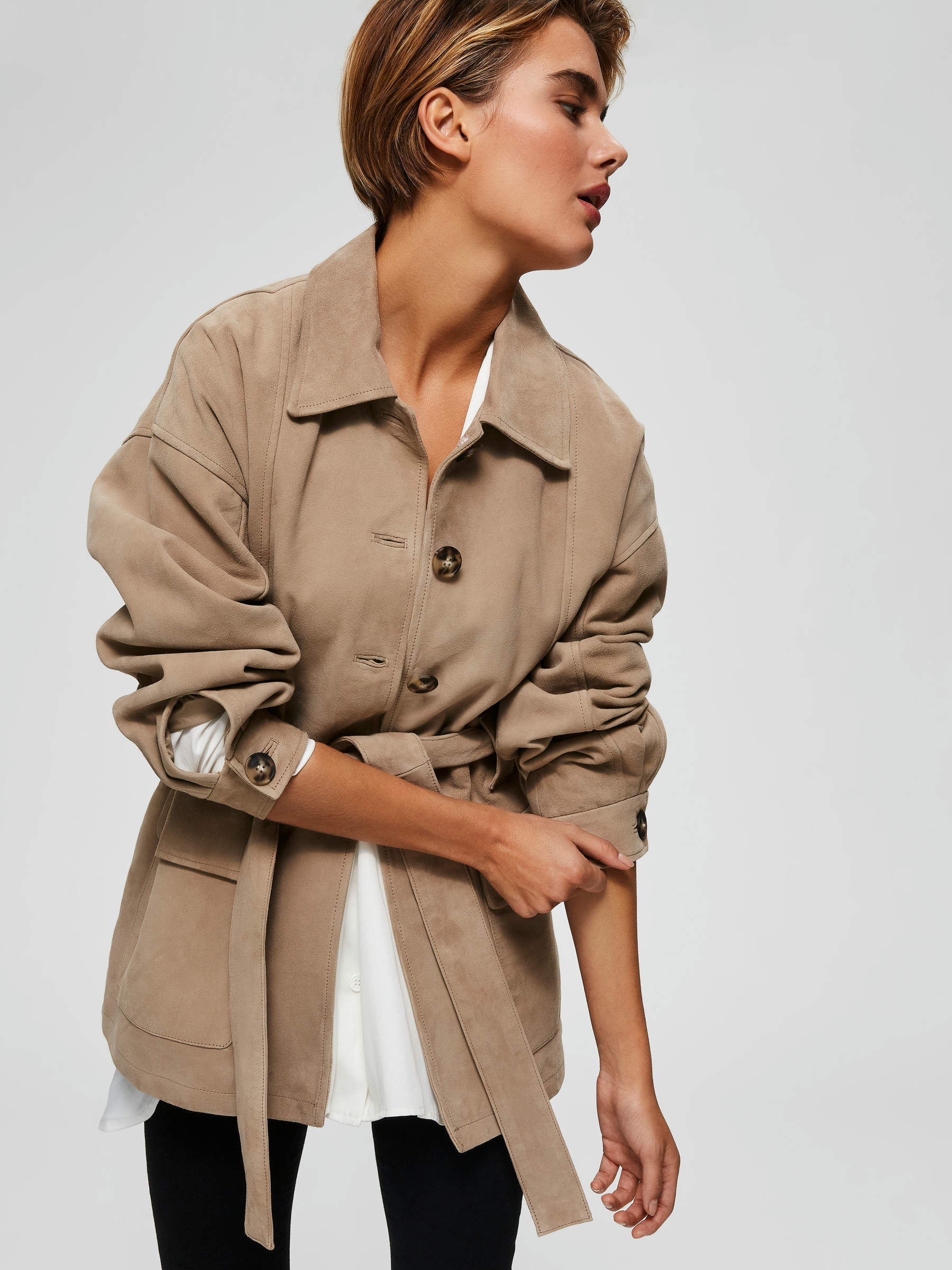 selected femme suede jacket