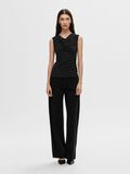 Selected RUCHED SLEEVELESS TOP, Black, highres - 16096618_Black_005.jpg