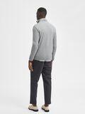 Selected HALF-ZIP STRICKPULLOVER, Medium Grey Melange, highres - 16074687_MediumGreyMelange_004.jpg