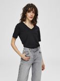 Selected V-HALS T-SHIRT, Black, highres - 16065132_Black_003.jpg