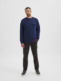 Selected COL RAS DE COU SWEAT-SHIRT, Navy Blazer, highres - 16081250_NavyBlazer_005.jpg