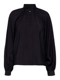 Selected VOLUMINOUS LONG SLEEVED BLOUSE, Black, highres - 16086584_Black_001.jpg