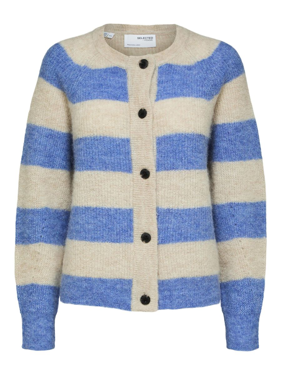 Selected LANGÄRMELIGER STRICKJACKE, Ultramarine, highres - 16074481_Ultramarine_945105_001.jpg