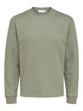 Selected KNITTED SWEATSHIRT, Vetiver, highres - 16088528_Vetiver_001.jpg