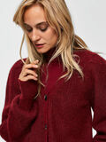 Selected CROPPED - KNITTED CARDIGAN, Cabernet, highres - 16068705_Cabernet_006.jpg
