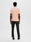 Selected ZIPPER POLO SHIRT, Pink Sand, highres - 16079026_PinkSand_004.jpg