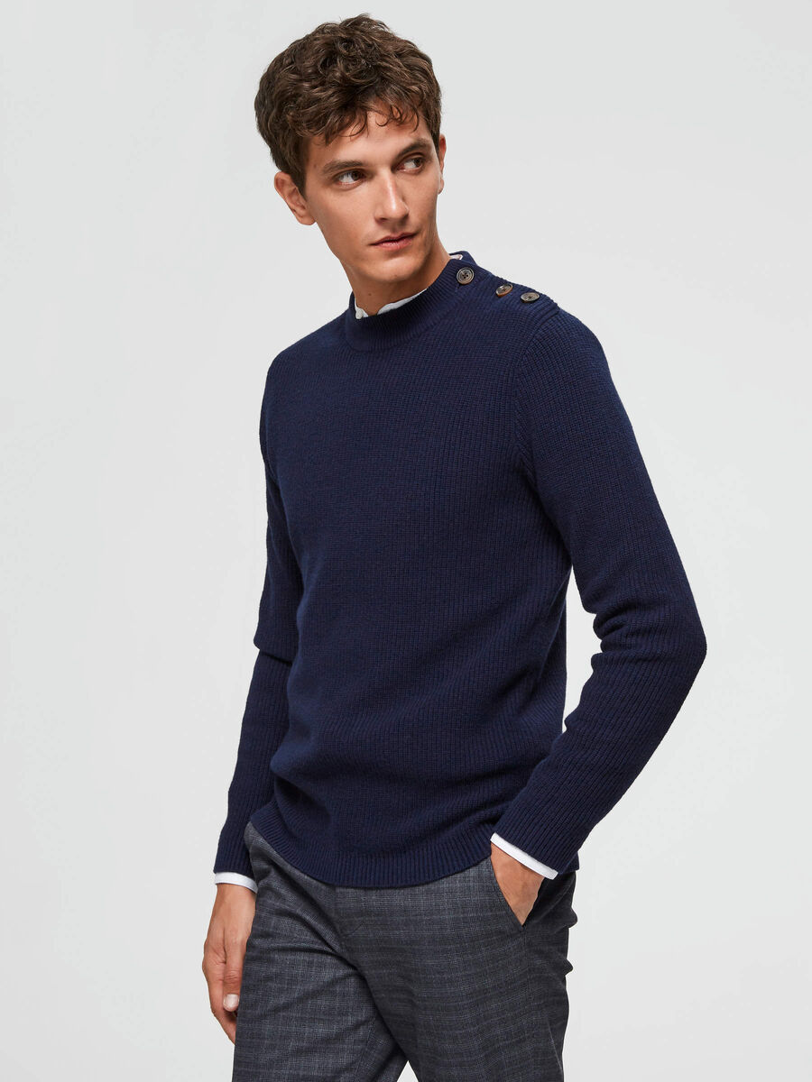 Selected MARITIMER PULLOVER, Maritime Blue, highres - 16069119_MaritimeBlue_003.jpg