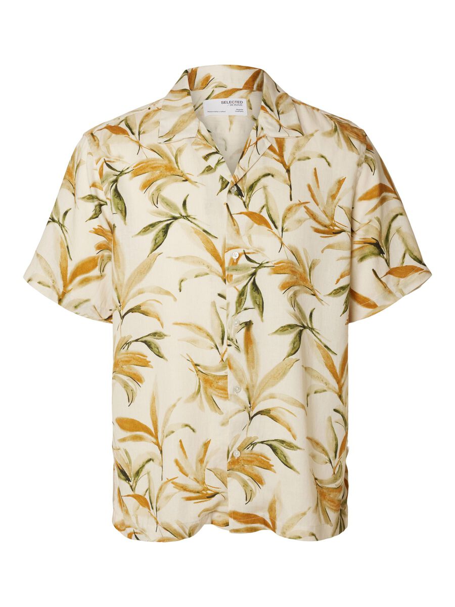 Selected CAMICIA A MANICHE CORTE, Egret, highres - 16093915_Egret_1105761_001.jpg