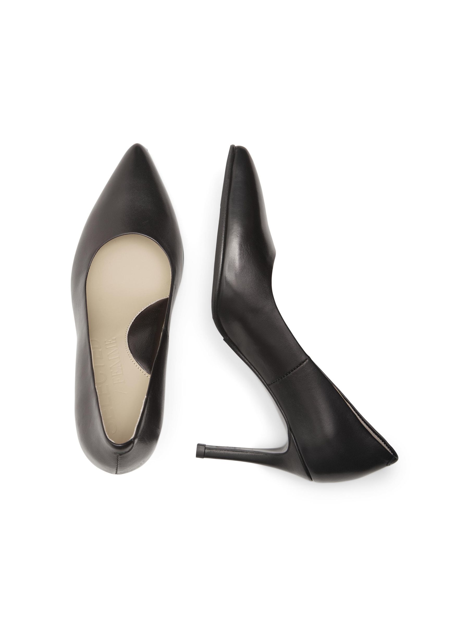 Heels Leather Suede Pumps High Heels SELECTED FEMME