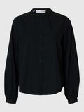 Selected 100% COTTON LONG SLEEVED SHIRT, Black, highres - 16097908_Black_001.jpg