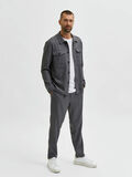 Selected 172 SLIM TAPERED FIT TROUSERS, Grey Melange, highres - 16082811_GreyMelange_005.jpg