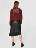 Selected LEREN WIKKEL MIDDELLANGE ROK, Black, highres - 16064444_Black_004.jpg