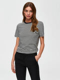 Selected STRIPED T-SHIRT, Black, highres - 16048950_Black_552808_003.jpg