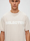 Selected BEDRUKT T-SHIRT, Oatmeal, highres - 16088657_Oatmeal_006.jpg