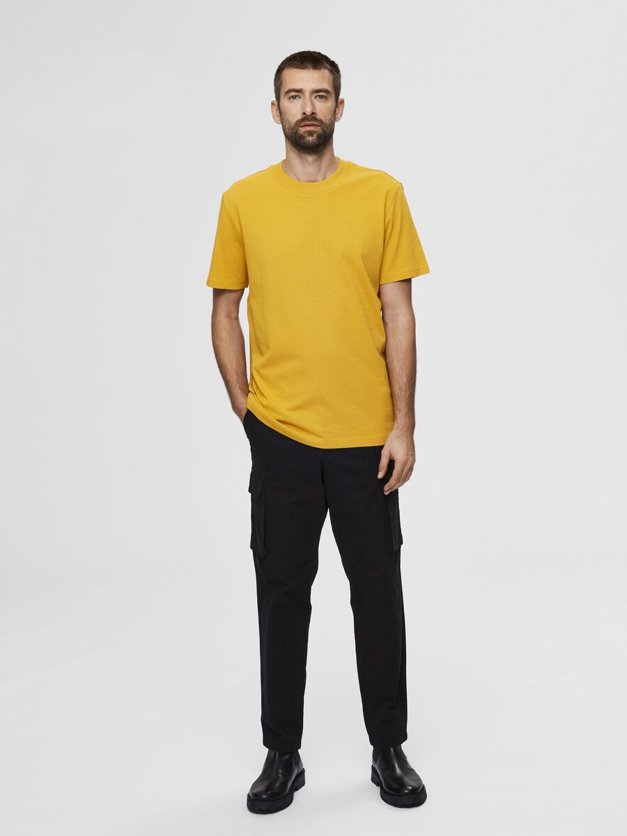 Selected SHORT-SLEEVED RELAXED FIT T-SHIRT, Mango Mojito, highres - 16077385_MangoMojito_005.jpg