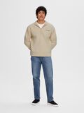 Selected HALV GLIDELÅS PULLOVER, Oatmeal, highres - 16091927_Oatmeal_005.jpg