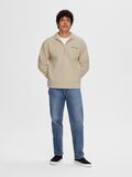 Selected HALF-ZIP PULLOVER, Oatmeal, highres - 16091927_Oatmeal_005.jpg