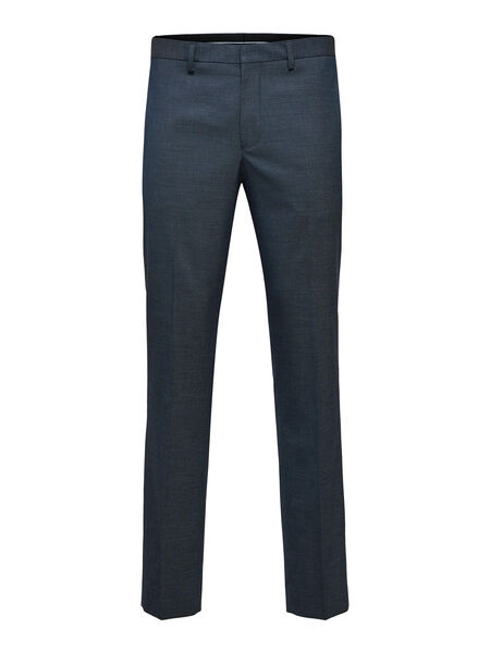 Selected COUPE SLIM PANTALON, Medium Blue Melange, highres - 16075101_MediumBlueMelange_001.jpg