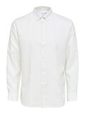 Selected LIN CHEMISE À MANCHES LONGUES, Bright White, highres - 16088371_BrightWhite_001.jpg