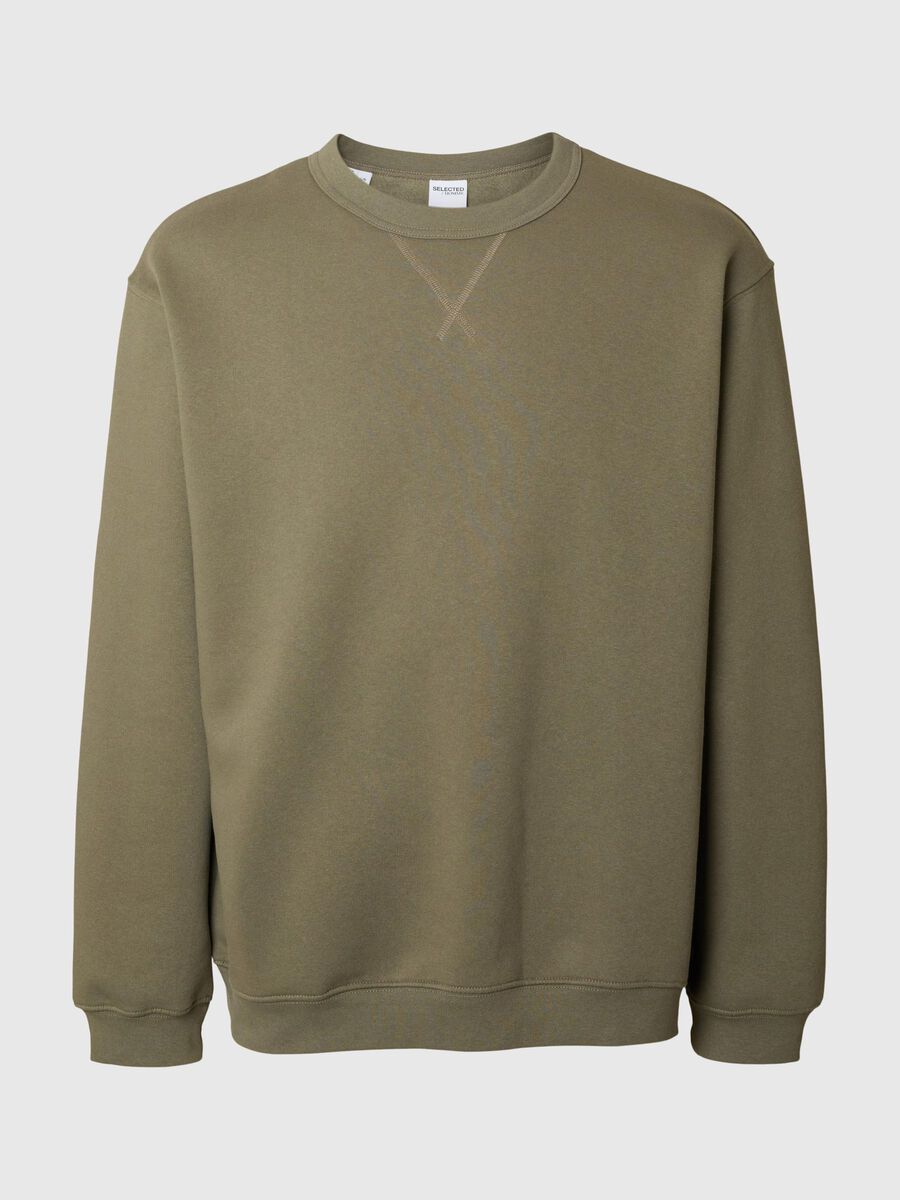 Selected RELAXED FIT SWEATSHIRT, Kalamata, highres - 16099319_Kalamata_001.jpg