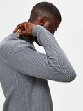 Selected RIBBED CREW NECK - JUMPER, Anthracite, highres - 16075213_Anthracite_791270_008.jpg
