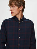 Selected FLANNEL SHIRT, Dark Sapphire, highres - 16074464_DarkSapphire_772882_006.jpg