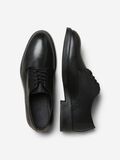 Selected LEATHER DERBY SHOES, Black, highres - 16095935_Black_005.jpg