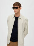 Selected LANGE MOUWEN OVERSHIRT, Oatmeal, highres - 16088281_Oatmeal_008.jpg