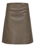 Selected MINI LEATHER SKIRT, Morel, highres - 16084995_Morel_001.jpg