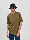 Selected LOOSE-FIT- T-SHIRT, Martini Olive, highres - 16083966_MartiniOlive_008.jpg